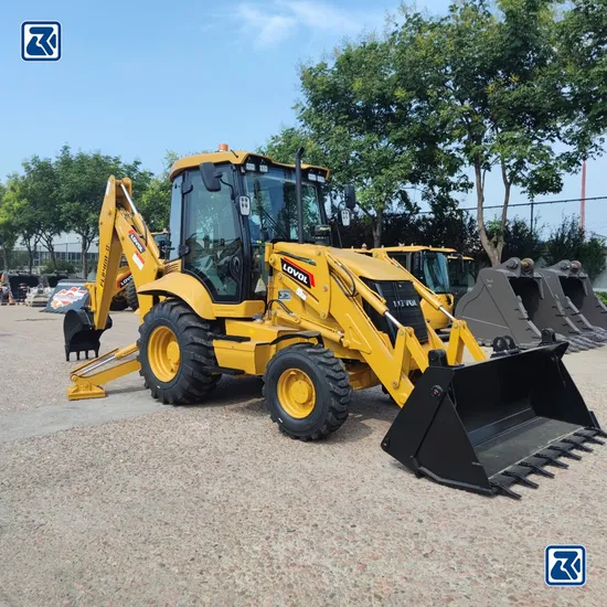 China Factory Small Mini Tractor 3.5 Ton 4X4 1m3 110HP Multi-Function Digger Excavator Retroexcavadora Wheel Backhoe Loader Price with Towable