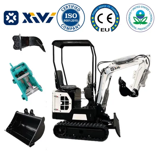 Xv12 Earth-Moving Machinery CE /EPA Crawler Small Farm Garden Digger 800kg 1.2 Ton Cheapest Mini Excavator