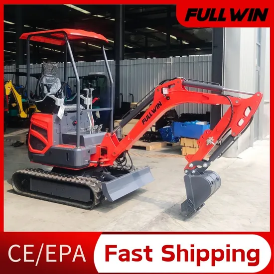 Fullwin Hot Selling Cheap New 1.8 Ton 2 Ton Digger Mini Excavator for Sale