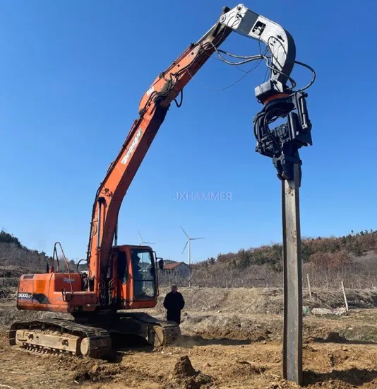 Versatile Excavator Attachment: Hydraulic Vibro Hammer for Sale