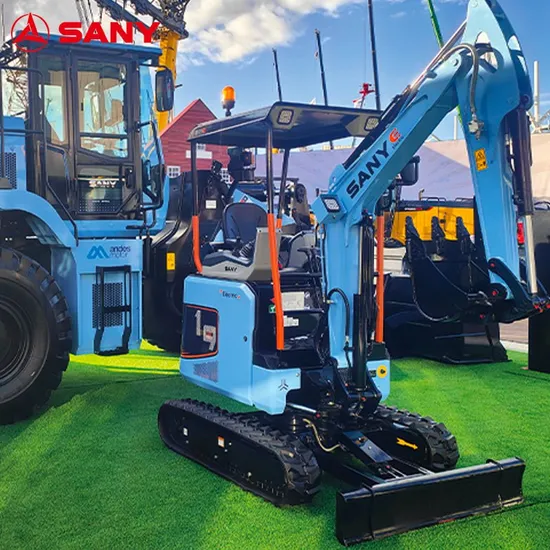 Sany Sy19e 2360mm Dig Depth Longer Battery Life Electric Mini Digger with 268.8 V Rated Voltage