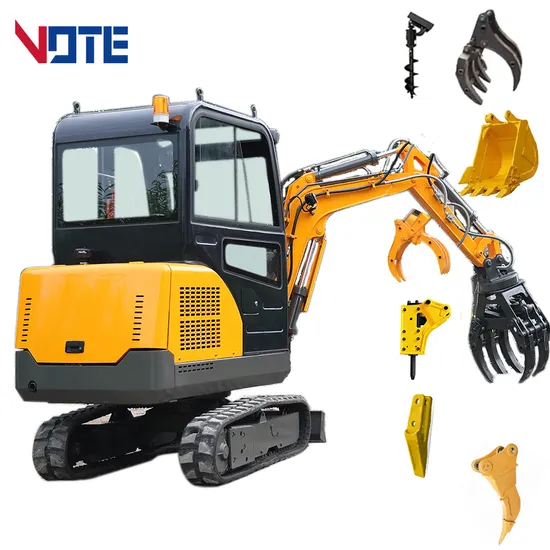 CE EPA Euro 5 China Small Garden Digger Machinery Hydraulic Backhoe Excavator Crawler 1 Ton 2 Ton 3 Ton 5 Ton Factory Cheaper Price Mini Excavator Garden Digger