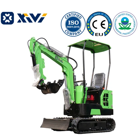 Xivi Xv12 1.2ton 1.5t 2t 3t CE/EPA Approved Hydraulic Pump Mini Wheel Excavators