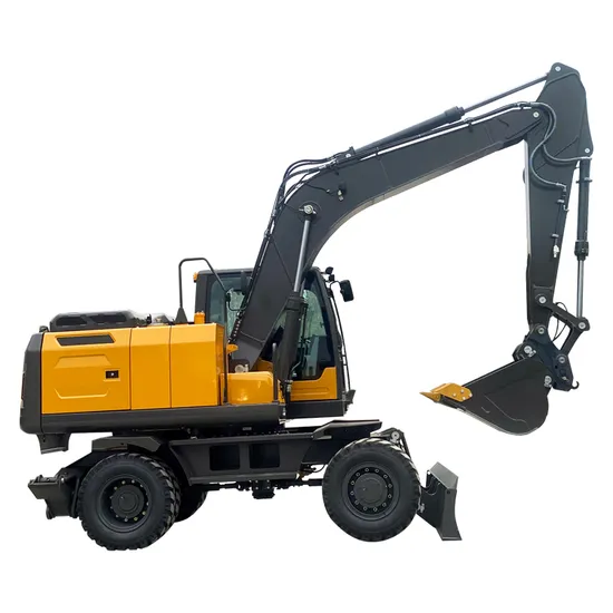 8t 15 Ton Multifunction Hydraulic Diesel Mini Wheel Excavator for Sale