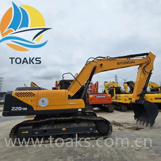 Sencondhand Hyundai R220-9s 22tons Used R210 R220 R215 R305 Hydralic Engineering Construction Equipment Machinery Crawler Wheel Excavator Manufacturer Delivery
