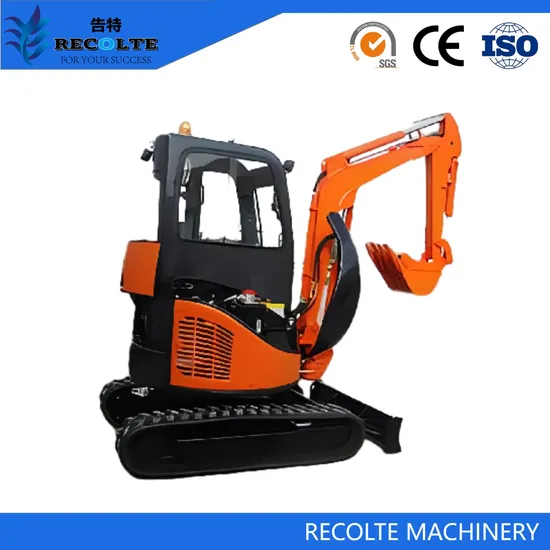 0.8-4 Ton Mini Bagger Hydraulic Small Digger Crawler Excavator/ High Digging Power