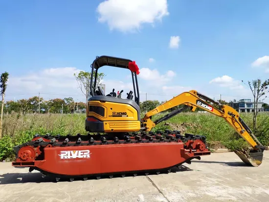 2t 3t Electric Mini ISO Certification Amphibious Excavator for Dredging & Mowing Project Mini Digger Swamp Buggy in Good Condition for Sale