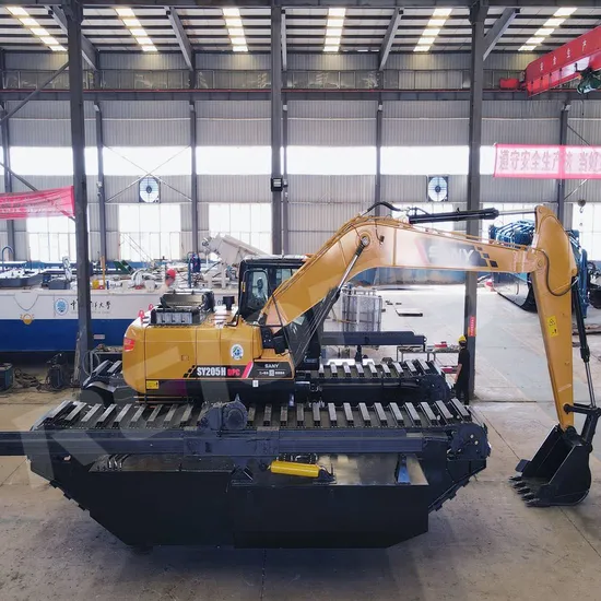 Best Price Amphibious Boat Crawler Excavator Land and Water Excavator Pontoon Excavator