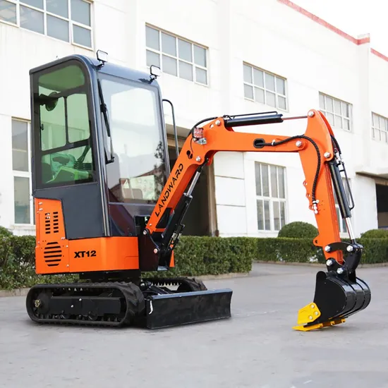 Small Crawler Mini Digger Excavator 1.2 Ton Fast Delivery Agriculture Orchard Use Trencher Factory Production High Quality 1200kg 1 Ton Mini Digger Wholesale