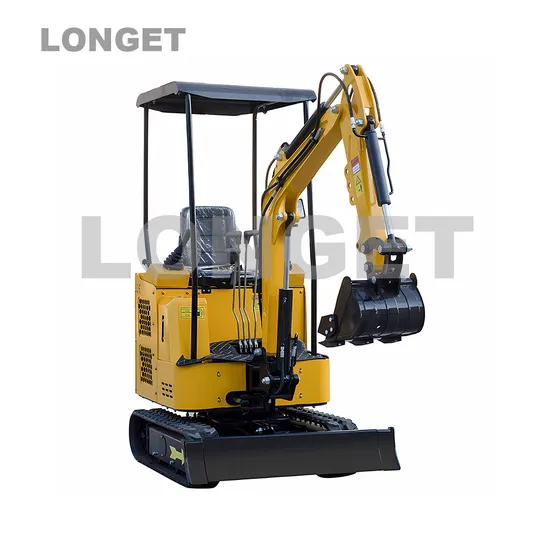 China Rubber Crawler Small Mini Digger Excavator