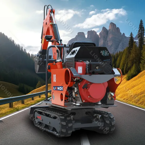 with Optional Attachments Mini Excavator