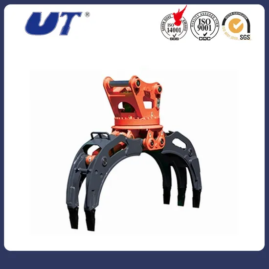 Hydraulic Rotating Log/Rock/Steel Grapple