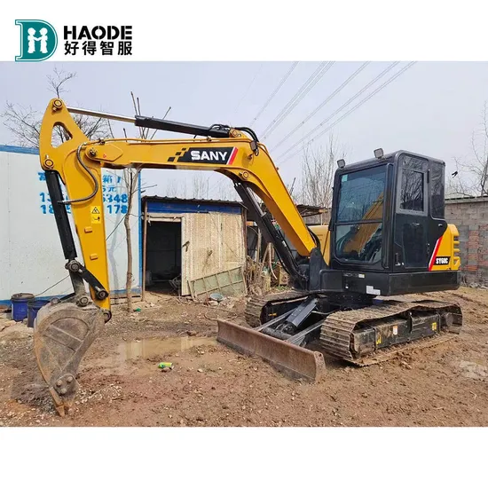 Second Hand Sany Sy35u Used Hydraulic Crawler Crushing Hammer Excavator
