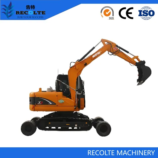 0.8-4 Ton Mini Bagger Hydraulic Small Digger Crawler Excavator/Optimized for Safety