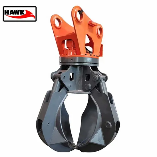 Hydraulic Orange Peel Grapple Sorting Grapple for Excavator