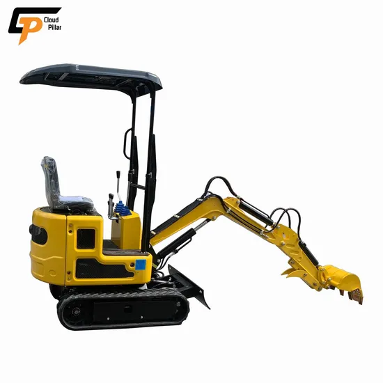 Cp10 1t Brand New Diesel Micro Digger 1.5t Small Tree Shear Log Grapple Excavator Machine 1.5 Ton Export Best Price for Sale UK
