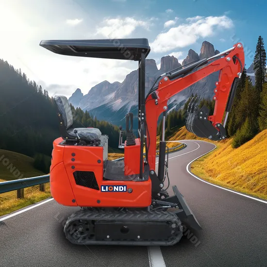 1ton Mini Excavator Diesel Engine Crawler Excavator Lde-W1000
