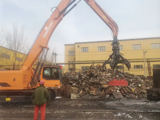 Tracked Dual-Power Material Handling Machine Ygsz260, Electromagnetic Chuck