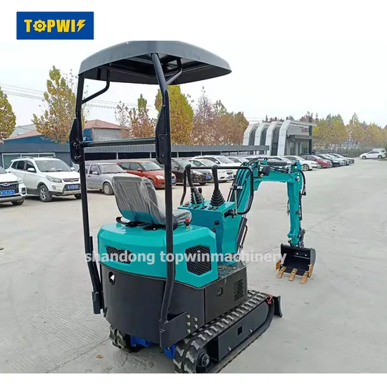 Second Hand 1ton Mini Hydraulic Excavator Machine with CE Certificate
