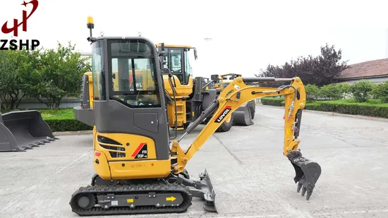 New Lovol Mini Digger 2 Ton Hydraulic Bagger Machine Household Garden Mini Crawler Excavator Fr20f with Parts