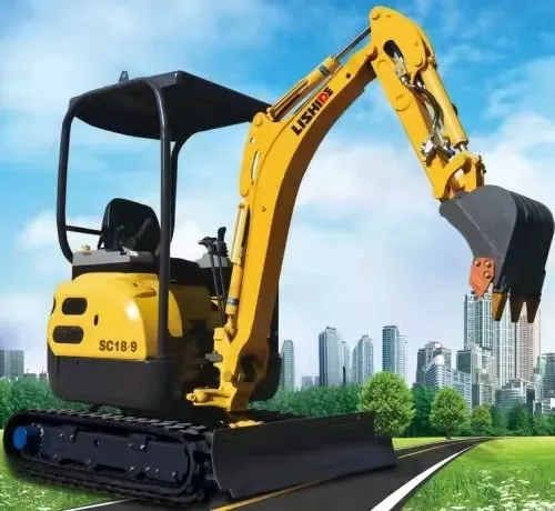 LISHIDE SC18.9 Hydraulic Crawler Wheel Backhoe Micro Household Farm Construction Mini Digger