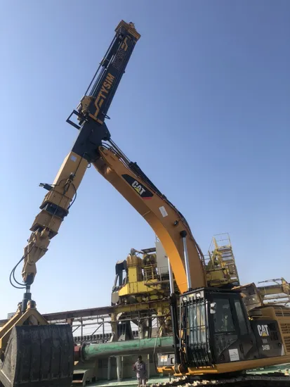 Long Arm for Excavator Long Reach Excavator Booms Km Clamshell Telescopic Arm