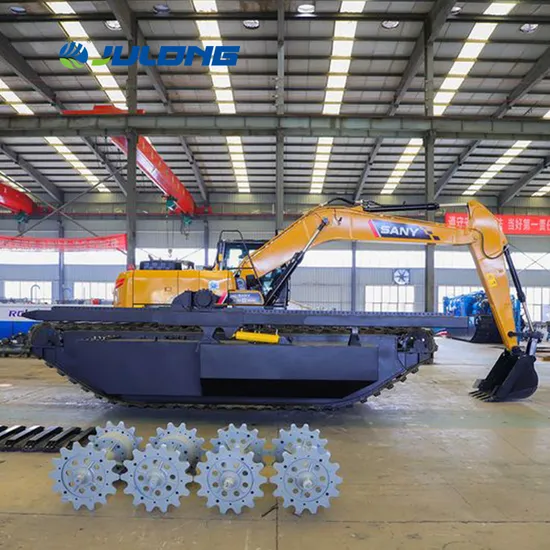 Shallow Water Dredging Equipment Amphibious Multi-Function Excavator for Sale