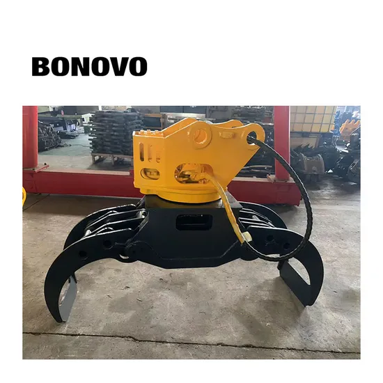 Forestry Machinery Equipment Excavator Grapple Digger Attachment Grab