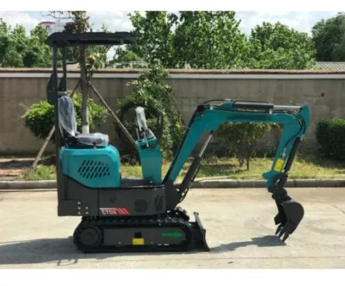 Hq08 (0.85ton) Mini Bagger Blue Color with High Quality