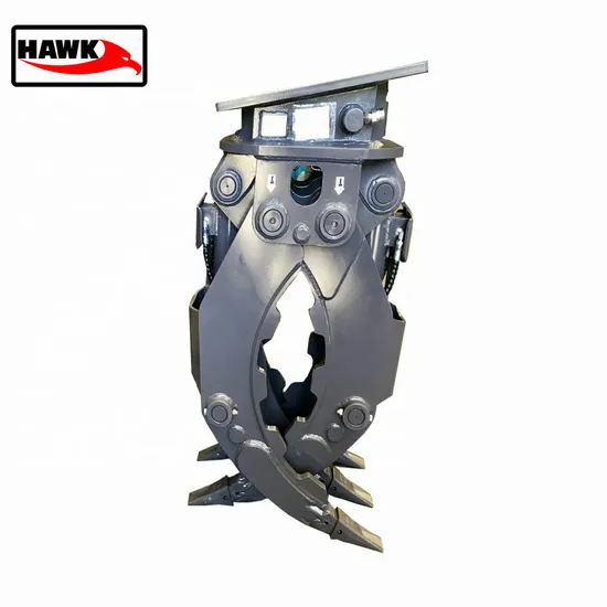 Excavator Grapple Excavator Hydraulic Rotatable Grapple Multi Use for Logs Wood Rock Stone Steel Handling Rotating Grapple