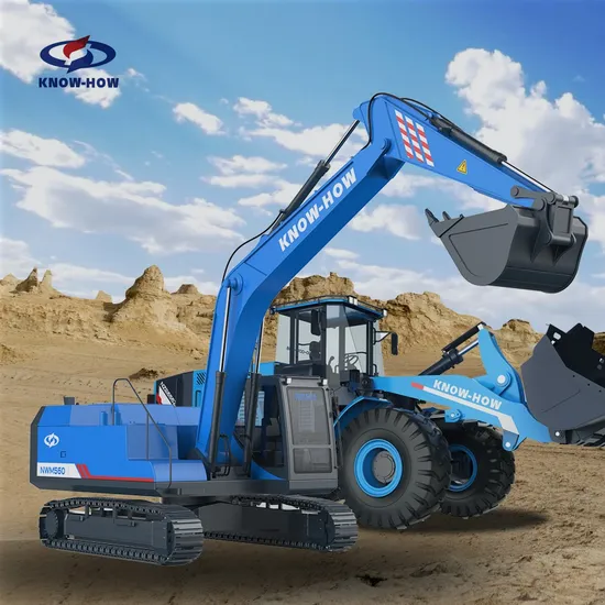Good Service Mining Drive Hydraulic Machinery Mini Skid Steer Loader Tractor Electric Excavator Nwe560V
