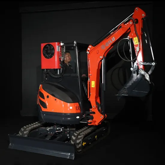Qilu 2.5 Ton Kubota Engine Excavator Digger Bagger Machine with Pilot