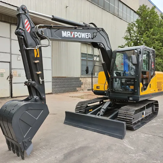 High Quality 8ton Mini Hydraulic Excavator with 54kw Power