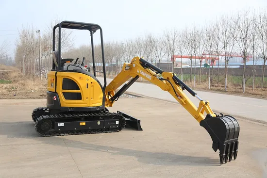 EPA and Euro V Standard Earth Moving Machinery 2500kg Mini Excavator Mini Excavator Attachment