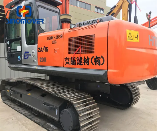 Original Factory Second Hand Excavator Zx200 Hydraulic Excavator for Sale