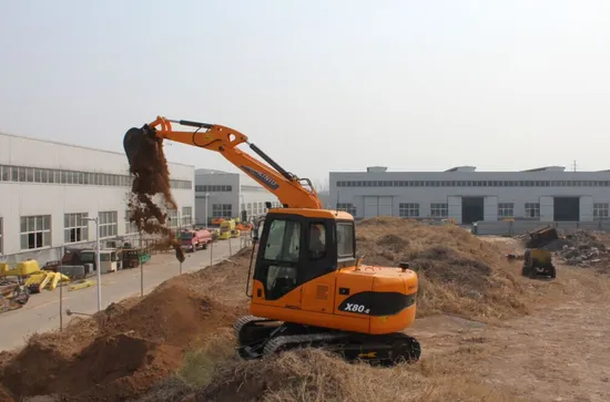 Rhinoceros 8 Ton Hydraulic Crawler Mini Excavator Digger Machine for Sale