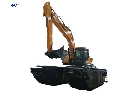 Amphibious Excavator Floating Pontoon Wetland Marsh Buggy Undercarriage Pontoon