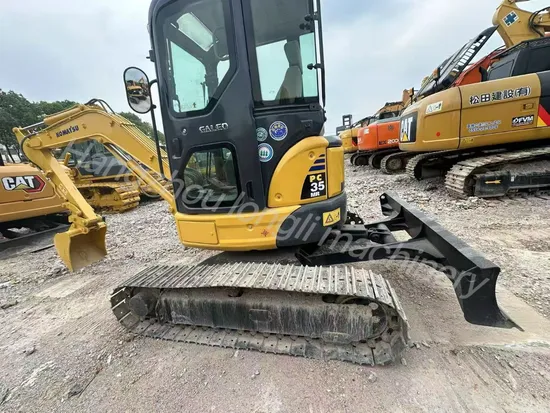 3ton 3.5ton Mini Second Hand Hydraulic Excavator PC 30 35 Komat Used Excavator for Selling