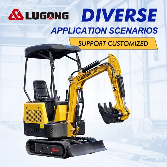 Small-Scale CE Approved Lugong China Mini Expert Hydraulic Excavator with Factory Price Lz10