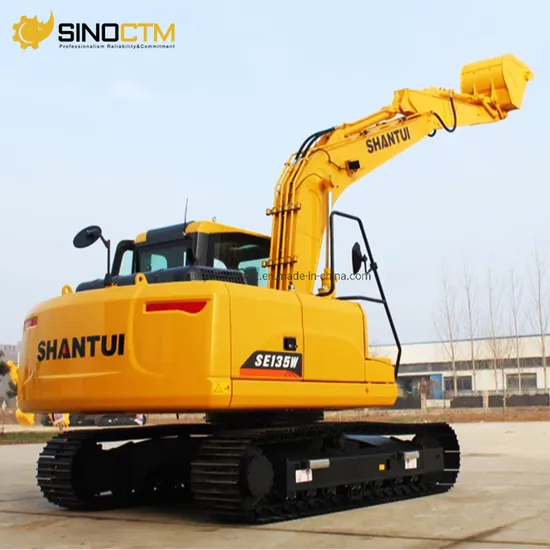 China Best Quality 13.5 Ton Se135W New Shantui Hydraulic Excavator for Sale