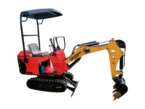 China Mini 0.8t Excavator Small Digger with Rubber Track & 7kw Engine