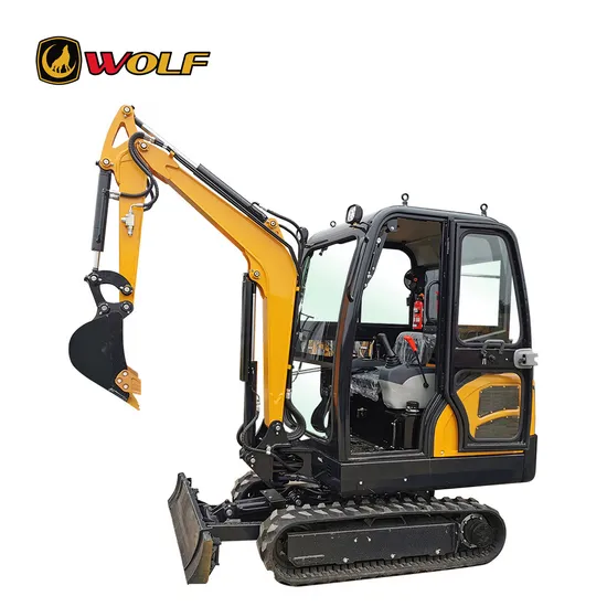 Construction Equipment We18 Mini Crawler Excavator with Concrete Mixer