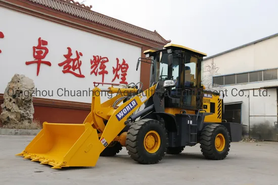 Luqing Heavy Duty New Mini Rear Shovel Truck Tractor Stone Bucket Underground Diesel Engine Wheel Loader with V Snow Plow&Snow Bucket &4 in 1 Bucket