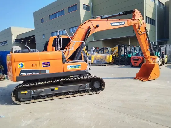 Used Doosan Dx150 Excavators Heavy Equipment Earth-Moving Machinery Doosan Eexcavator Dx60 Dx80 Dx75 Dx150 Dx225 for Sale