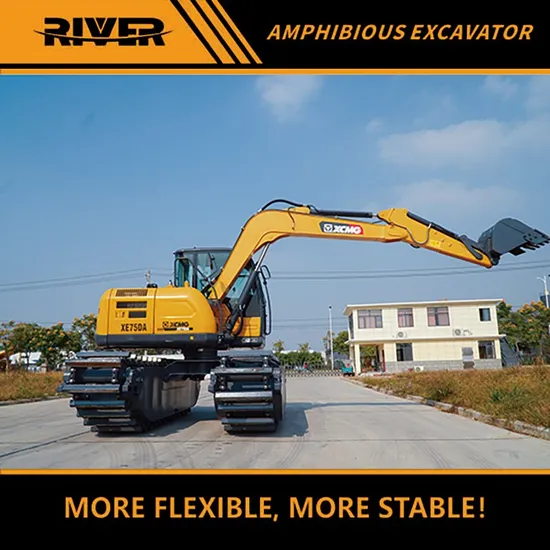 Good Condition Hitachi Amphibious Pontoon Excavator