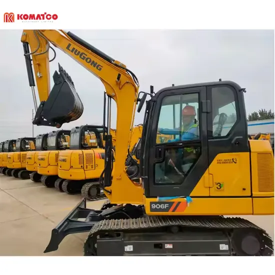 Earth-Moving Liugong 906f 906e 906D 6ton Crawler Digger Mini Crawler Excavator