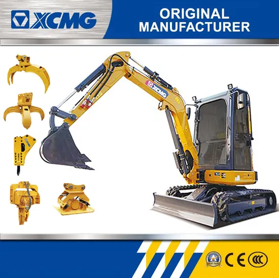 XCMG Official 2.8 Ton Used Bagger Xe27u Chinese Mini Excavator Small Digger Price for Sale