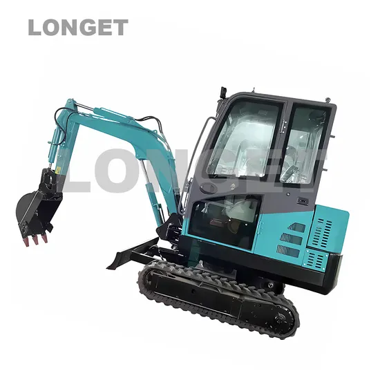 Rubber Crawler Driving Hydraulic Excavator Mini Backhoe Digger Digging Machine