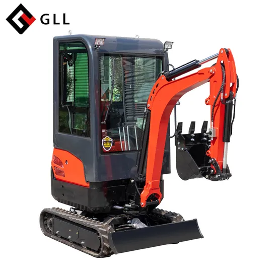 Agriculture Mini Excavator for Sale with Cabin and Roof Optional Attachments Bucket