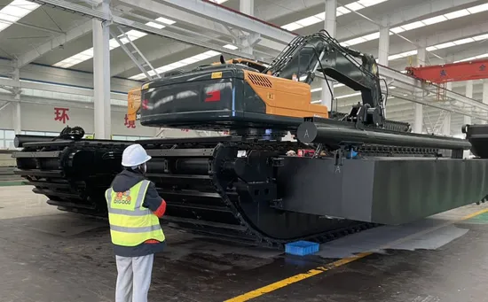 Wholesale Floating Pontoon Undercarriage Hydraulic Amphibious Excavator Undercarriage Amphibious Undercarriage